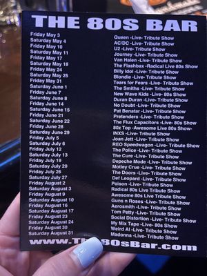 Menu photo 4 The 80s Bar Placentia, CA