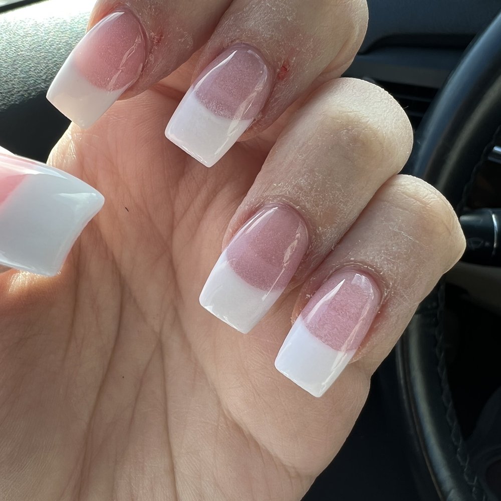 Organic Nails and Spa - You can see the nails under it , she put them way too low - Nail Salons Near Me - Turlock, California Organic Nails and Spa - You can see the nails under it , she put them way too low - Nail Salons Near Me - Turlock, California