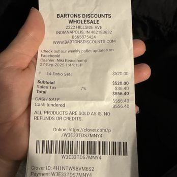 Barton's Discounts - Discount Store Near Me - Indianapolis, Indiana