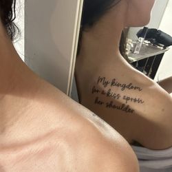 Jaded Soul's Living Art Tattoo - Jeff Buckley lyrics!