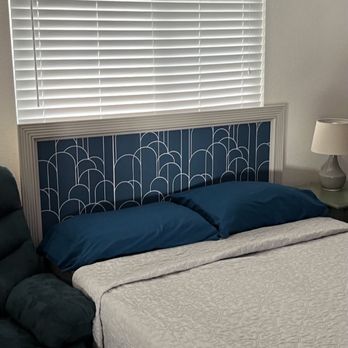 Honey Do Weekend Crew - This is a little full size bed custom headboard - Painters Near Me - Camarillo, California Honey Do Weekend Crew - This is a little full size bed custom headboard - Painters Near Me - Camarillo, California