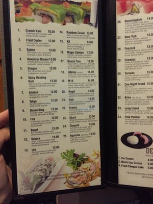 Menu photo 7 Crazy Sushi Philadelphia, PA