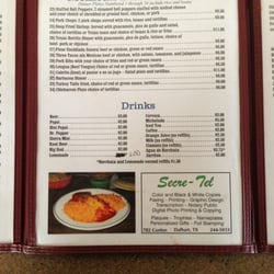 El Paisano - Menu Page 2