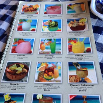 Mariscos El Carnal - Drink menu - Seafood Near Me - Jocotepec, JAL