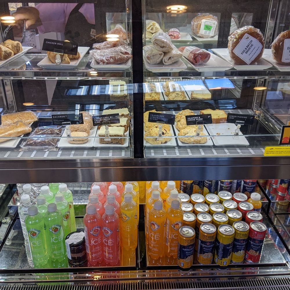 Blenz Coffee - a display case filled with drinks and pastries - Coffee & Tea Near Me - Edmonton, Alberta