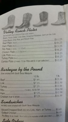 Menu photo 6 Valley Ranch Grill & Barbecue Houston, TX Menu photo 6 Valley Ranch Grill & Barbecue Houston, TX