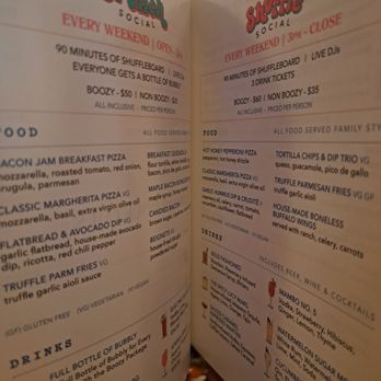 Electric Shuffle - Food and drink menu - Cocktail Bars Near Me - Chicago, Illinois