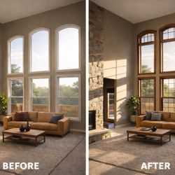 Optimum Windows & Doors - Sierra Pacific® wood window upgrade in Alpine, UT. Custom-built windows installed with precision, improving efficiency.