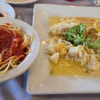 La Bella Ristorante - Sole with lemon sauce served with pasta - Italian Near Me - Saranac Lake, New York La Bella Ristorante - Sole with lemon sauce served with pasta - Italian Near Me - Saranac Lake, New York