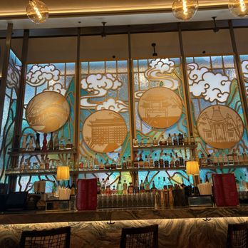 Panda Inn - Love the stain glass at the bar - Chinese Near Me - Pasadena, California Panda Inn - Love the stain glass at the bar - Chinese Near Me - Pasadena, California