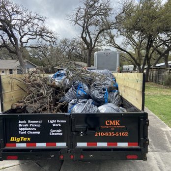 CMK Brush Removal - Yard leaves and tree branches. - Junk Removal & Hauling Near Me