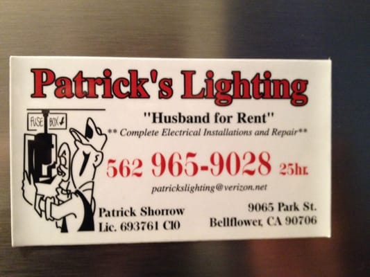 Patricks Lighting Logo