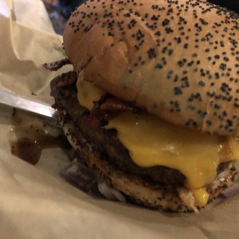 Snuffers - Dr Pepper BBQ bacon burger! - Bars Near Me - Plano, Texas Snuffers - Dr Pepper BBQ bacon burger! - Bars Near Me - Plano, Texas