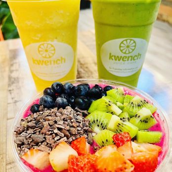 Kwench - a bowl of fruit and a cup of smoothie - Juice Bars & Smoothies Near Me - Apex, North Carolina Kwench - a bowl of fruit and a cup of smoothie - Juice Bars & Smoothies Near Me - Apex, North Carolina