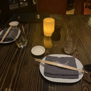 Yellowtail Japanese Restaurant & Lounge - Table setup inside - Japanese Near Me - Las Vegas, Nevada