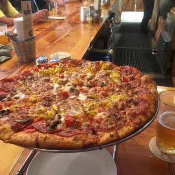 Backwoods Brewing Company - Pepperoni express medium pizza $21.75 with IPA $5.75 - Breweries Near Me - Carson, Washington