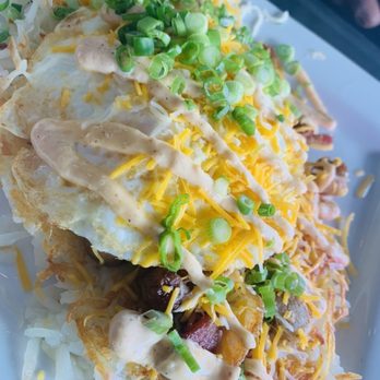 The Pan - The "Original" Loaded Hash Browns - Pizza Near Me - Gardena, California The Pan - The "Original" Loaded Hash Browns - Pizza Near Me - Gardena, California
