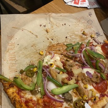 Blaze Pizza - A piece of burnt plastic. - Pizza Near Me - Anaheim, California Blaze Pizza - A piece of burnt plastic. - Pizza Near Me - Anaheim, California