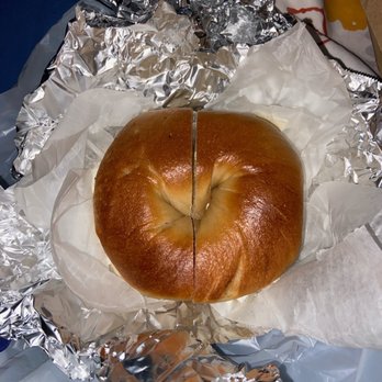 Sunset Bagels Cafe & Grill - Bagel with Plain Cream Cheese - Delis Near Me - Brooklyn, New York Sunset Bagels Cafe & Grill - Bagel with Plain Cream Cheese - Delis Near Me - Brooklyn, New York