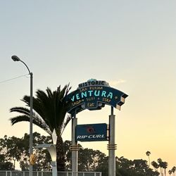Historic San Buena Ventura Sign