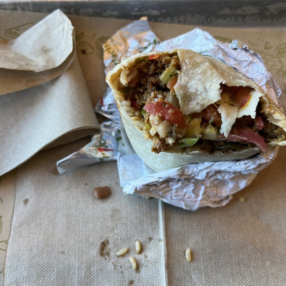 Mucho Burrito Fresh Mexican Grill - Regular vegan crumble burrito - Mexican Near Me - Langley, British Columbia Mucho Burrito Fresh Mexican Grill - Regular vegan crumble burrito - Mexican Near Me - Langley, British Columbia