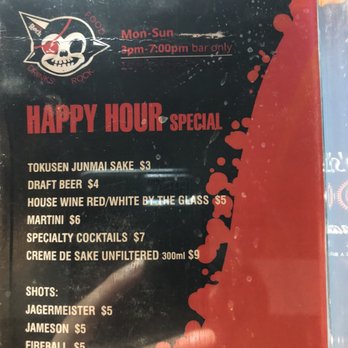 Sushi Rock - Happy hour drink menu - Sushi Bars Near Me - Arlington, Virginia Sushi Rock - Happy hour drink menu - Sushi Bars Near Me - Arlington, Virginia