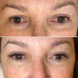 Wicked Lash Design - Before/ after lash extensions