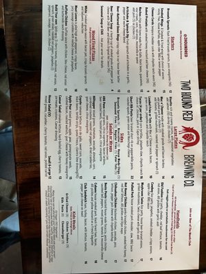Menu photo 7 Two Hound Red Brewing Glen Ellyn, IL