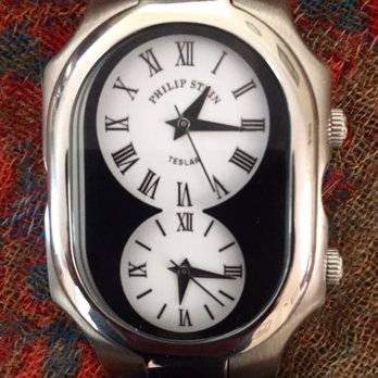 Daniele Watchmaker - My old Philip Stein Tesla watch professionally renovated by Daniele. Glass replaced and case polished. Looks like new again. - Watch Repair Near Me - Greenwich, Connecticut Daniele Watchmaker - My old Philip Stein Tesla watch professionally renovated by Daniele. Glass replaced and case polished. Looks like new again. - Watch Repair Near Me - Greenwich, Connecticut