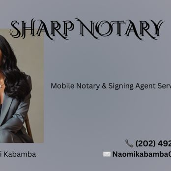 Sharp Notary - Ready to service - Notaries Near Me