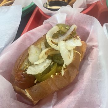 Coris DogHouse - los Angeles dog with Louisiana hot link - Hot Dogs Near Me - Mount Juliet, Tennessee