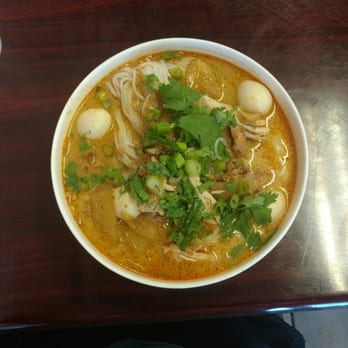 Asian Cafe - Kapoon with quail eggs and no blood! - Thai Near Me - Sacramento, California
