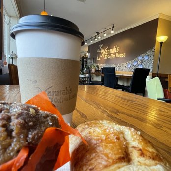 Hannah's Coffee House - Peppermint mocha, banana pumpkin nut muffin, chocolate croissant - Coffee & Tea Near Me - Shelby, North Carolina Hannah's Coffee House - Peppermint mocha, banana pumpkin nut muffin, chocolate croissant - Coffee & Tea Near Me - Shelby, North Carolina