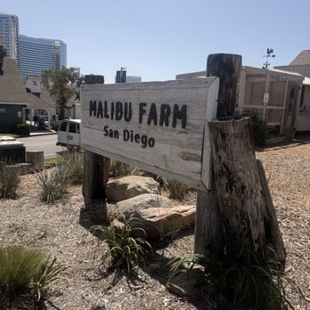 Malibu Farm - Outside sign. - Breakfast & Brunch Near Me - San Diego, California