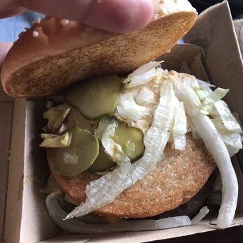 McDonald's - Big Mac (short one of the mandatory two all-beef patties!) - Fast Food Near Me - Mission Viejo, California McDonald's - Big Mac (short one of the mandatory two all-beef patties!) - Fast Food Near Me - Mission Viejo, California