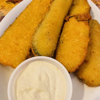 The Dream Restaurant - Breaded Zucchini Planks (deep fried and served with ranch dressing or horseradish sauce) - American Near Me - Hollidaysburg, Pennsylvania