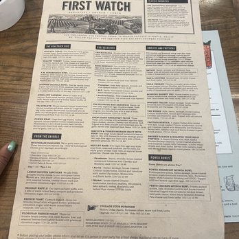 First Watch - Menu - Breakfast & Brunch Near Me - Lauderhill, Florida