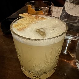 Mezcal cocktail