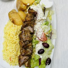 Pork Souvlaki Dinner
