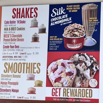 Cold Stone Creamery - Vegan Silk chocolate almond milk ice cream, so good! (instagram: jax.vegan.eats) - Ice Cream & Frozen Yogurt Near Me - Folsom, California