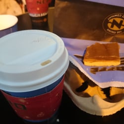 Caffe Nero - They do have soy milk and shortbread
