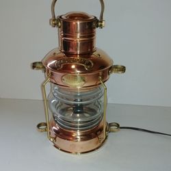 Copper Anchor Lamp