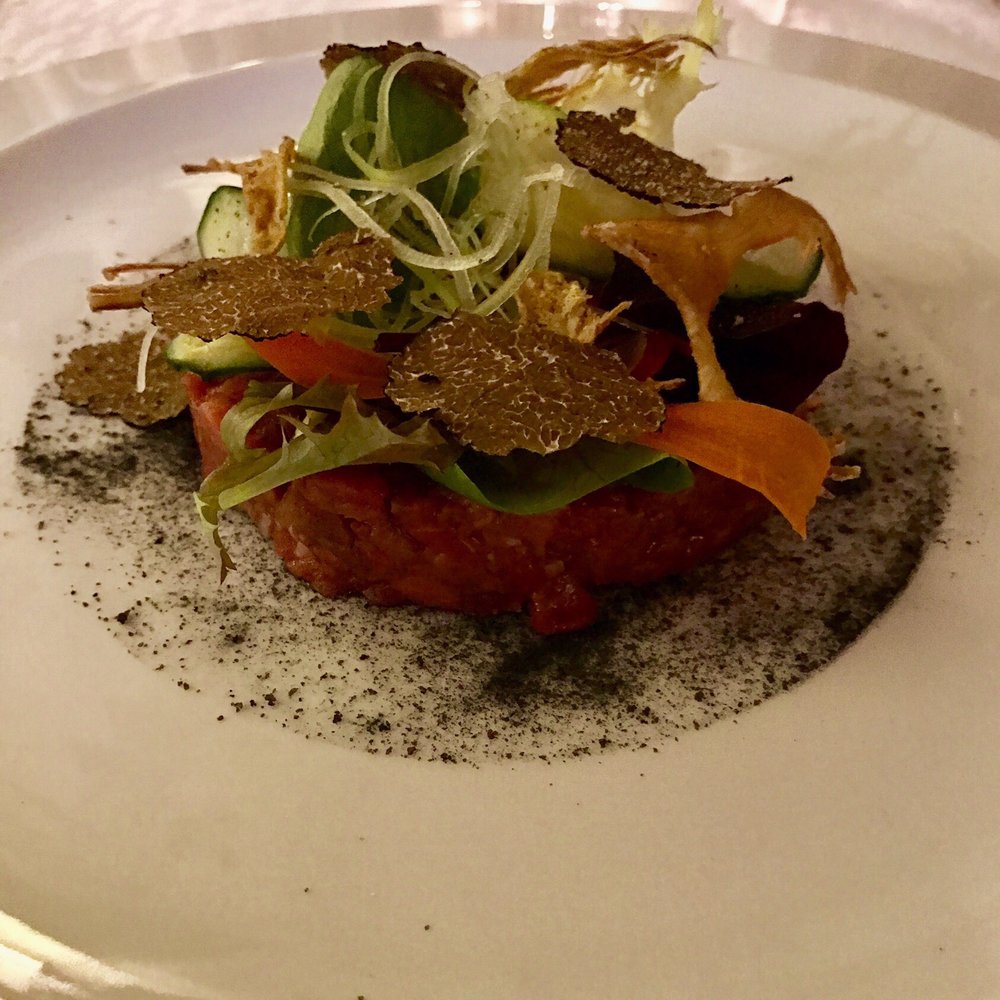 Il Pasha - Just look at this tartare topped with shaved truffle... need I say more?! - Tuscan Near Me - Florence, FI