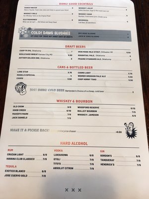 Menu photo 6 Nashbird Oklahoma City, OK