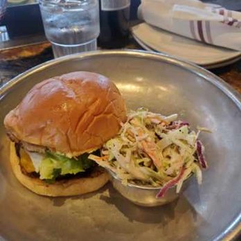 Barleymash - burger with slaw. the picture does no justice. it was the best! - Sports Bars Near Me - San Diego, California