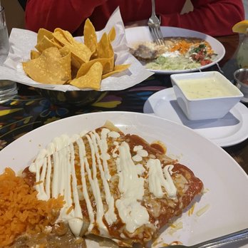 Mi Cancun - Enchilada supreme and chicken flautas. - Mexican Near Me - Morrisville, North Carolina Mi Cancun - Enchilada supreme and chicken flautas. - Mexican Near Me - Morrisville, North Carolina