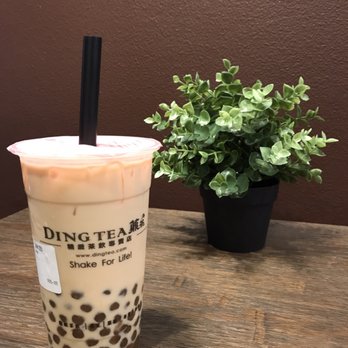 Ding Tea - Hokkaido Oolong Milk Tea "Toffee", Extra Boba! Amazing! - Coffee & Tea Near Me - San Diego, California