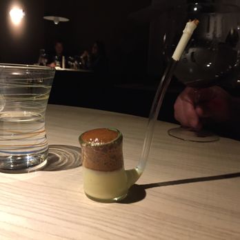 Le Calandre - Tiramisu in a pipe! - Italian Near Me - Sarmeola Di Rubano, PD