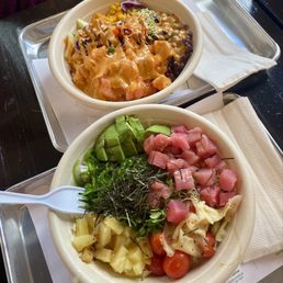 S2. Tuna it Up Poke S1. Salmon Oasis Poke