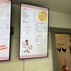 Mister Clucker - Menu